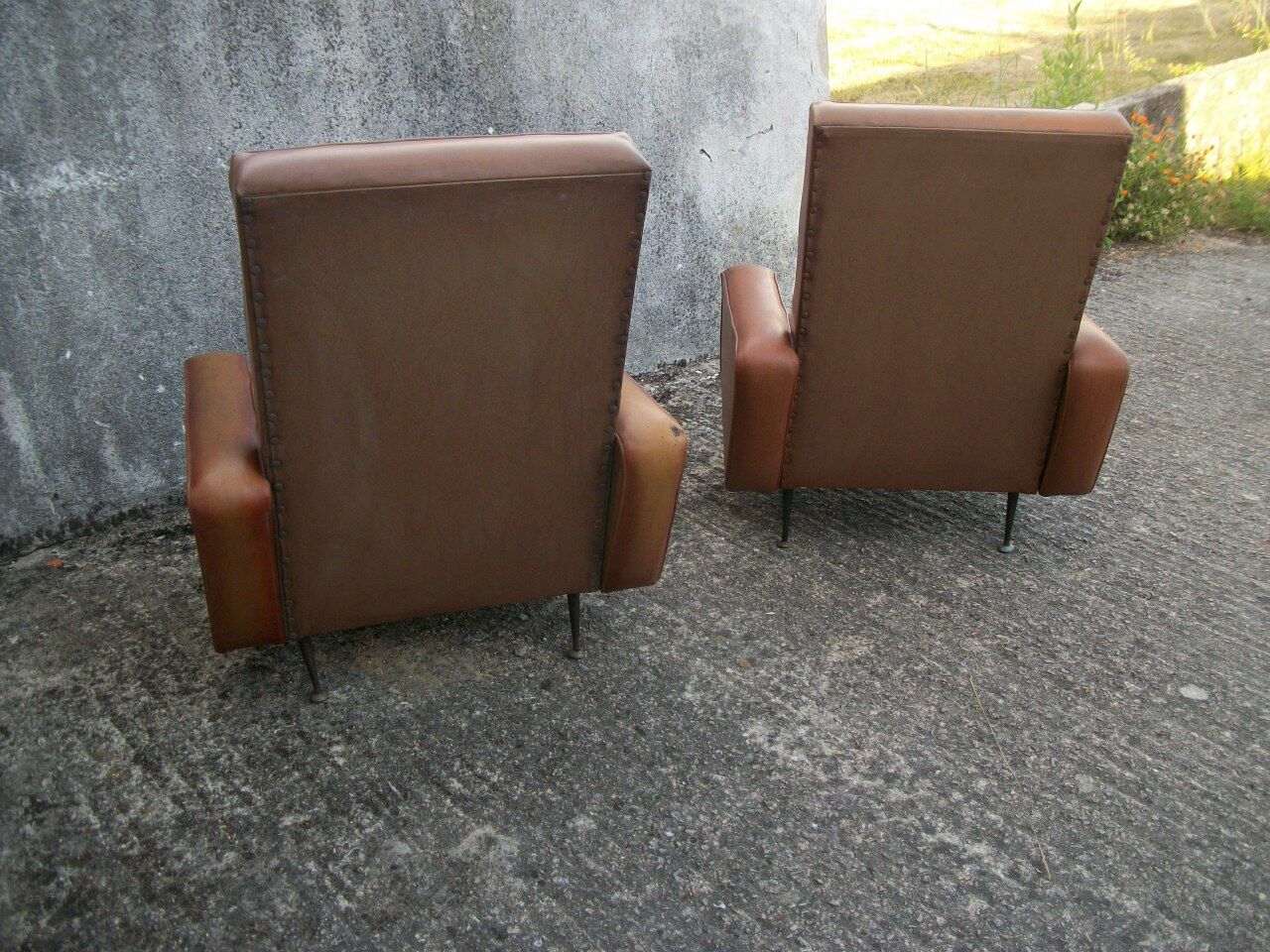 Vintage pair of armchairs