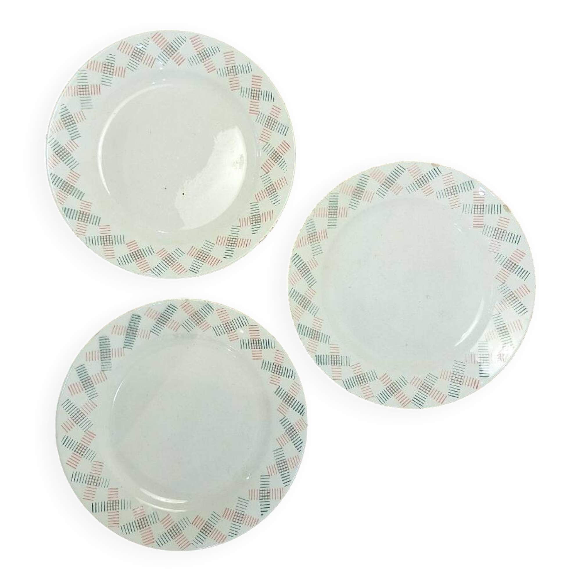 Lot d'assiettes en porcelaine