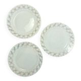 Set of porcelain plates