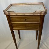 Old rag maker Louis XVI style marble side table early twentieth century