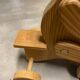 Vintage rabbit wooden toy