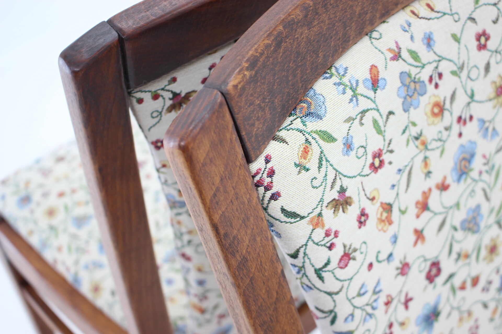 1950s Set of Four Beech Dining Chair ,Czechoslovakia