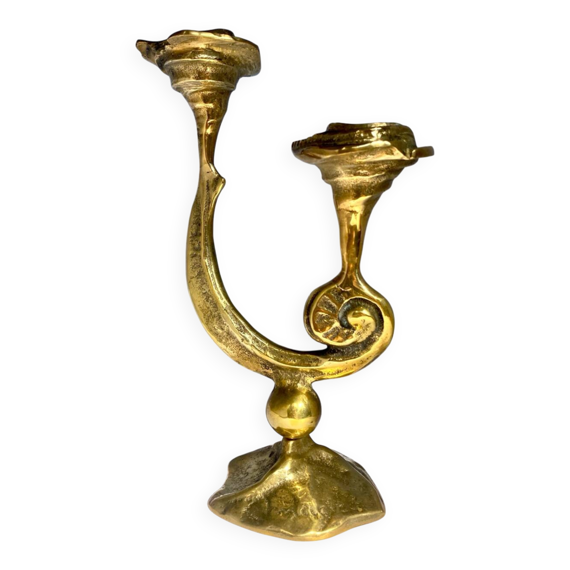 Amadeo sculptural bronze chandelier for Fondica