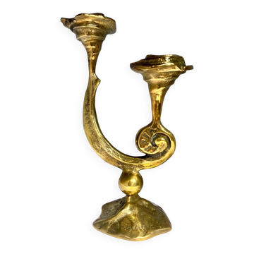 Chandelier sculptural en bronze Amadeo pour Fondica