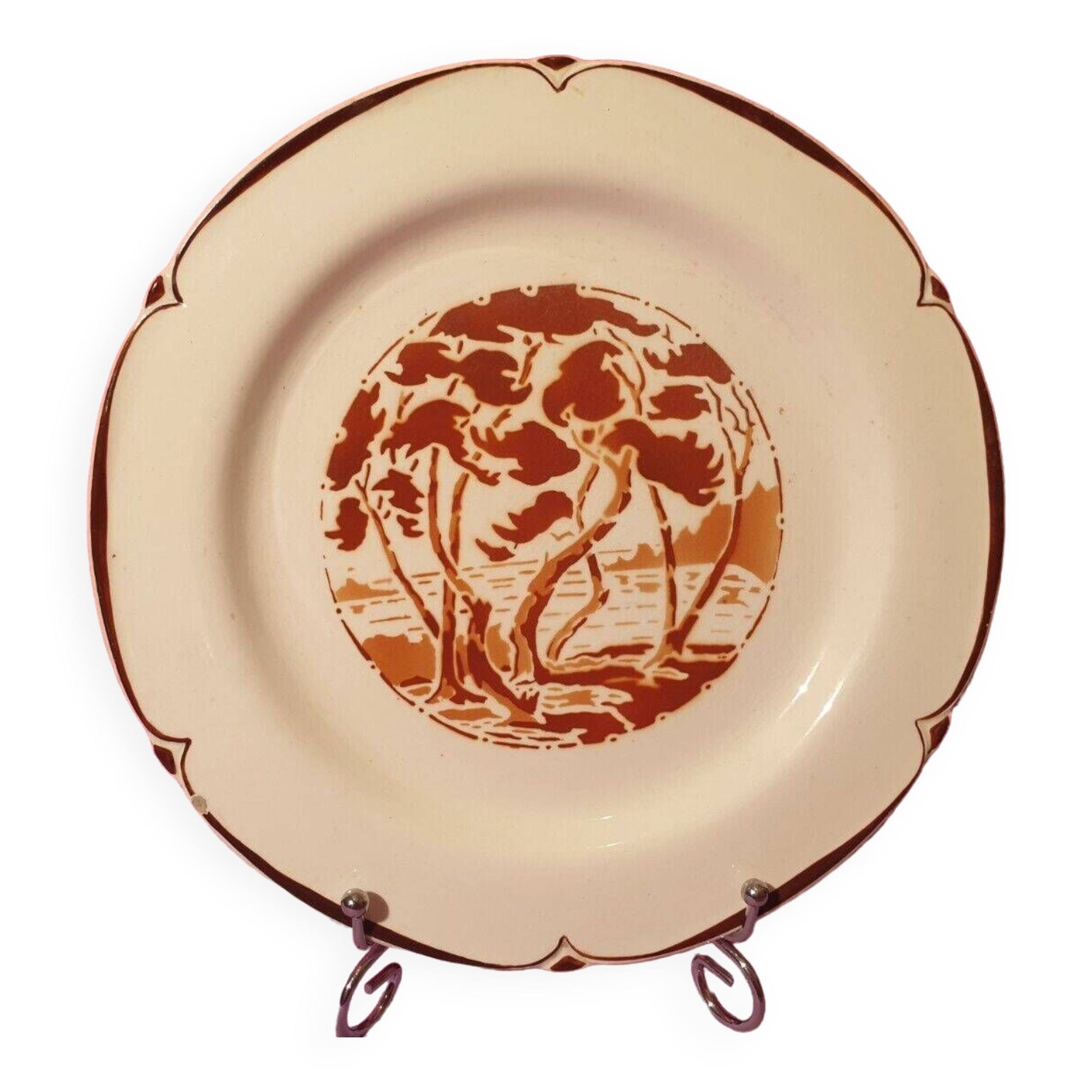 Lunéville Plate Provinces of France M Goupy Ref 3