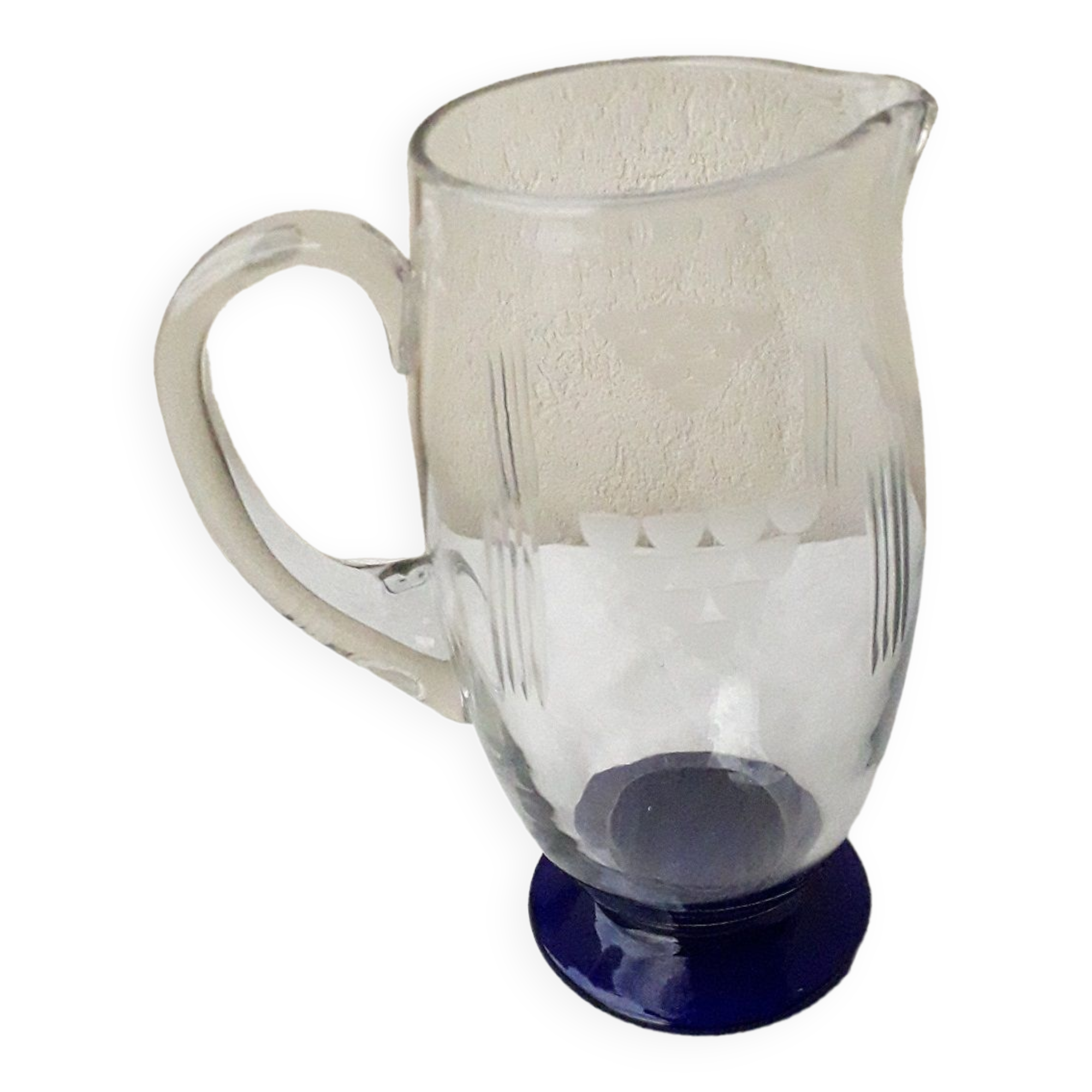 Glass pitcher