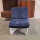 2 chaises longues en contreplaqué, style metz & co