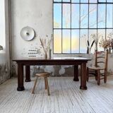 Dudouyt oak dining table 1940