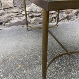 Table basse 1960 marbre style Louis XVI