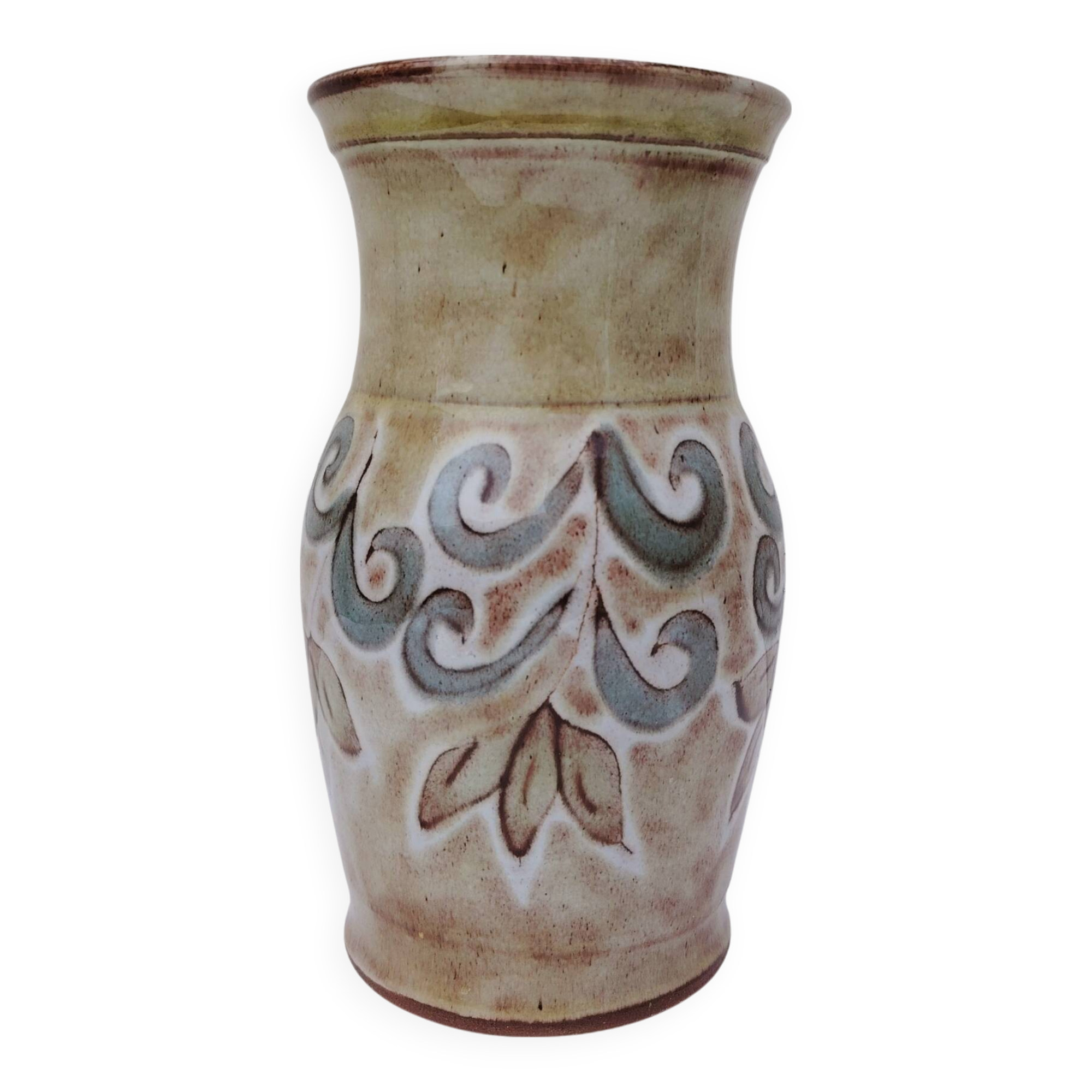 Ceramic vase signed Vallauris vintage