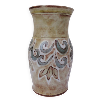 Ceramic vase signed Vallauris vintage