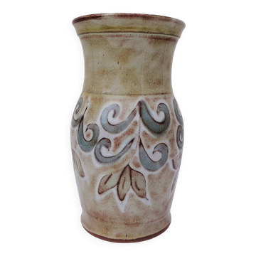 Ceramic vase signed Vallauris vintage