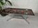 Mid-century coffee table – ceramic and chrome