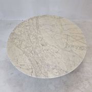Knoll Marble Dining Table With 5 Chairs by Eero Saarinen, 1960s