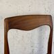 Dining Chair – Teak & Black Danish Cord,  1960