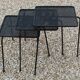 3 Soumba nesting tables by Mathieu Matégot, c. 1953