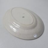 Ravier blanc en faience style creil et montereau