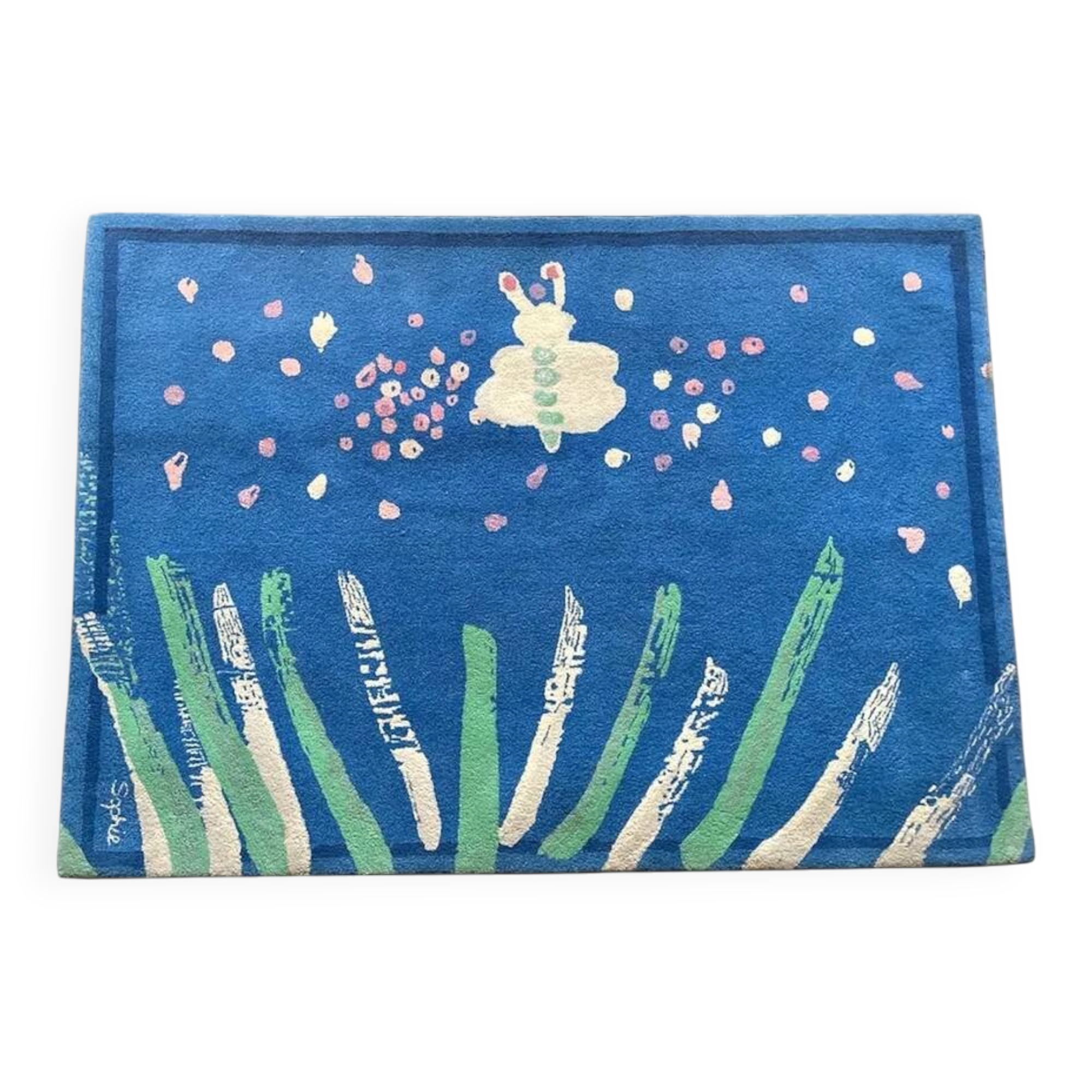 TISCA “Sophie” hand-tufted wool rug, France, 1990s