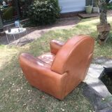 Roche Bobois leather club chair