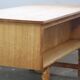 Vintage Mid-Century Oak Desk with 6 Drawers, Open Back, Kjærnulf Style