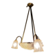 Art deco suspension molded glass
