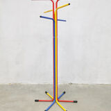 Vintage Scandinavian design primary colored coat rack Ikea
