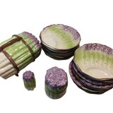 Vintage asparagus service in slip