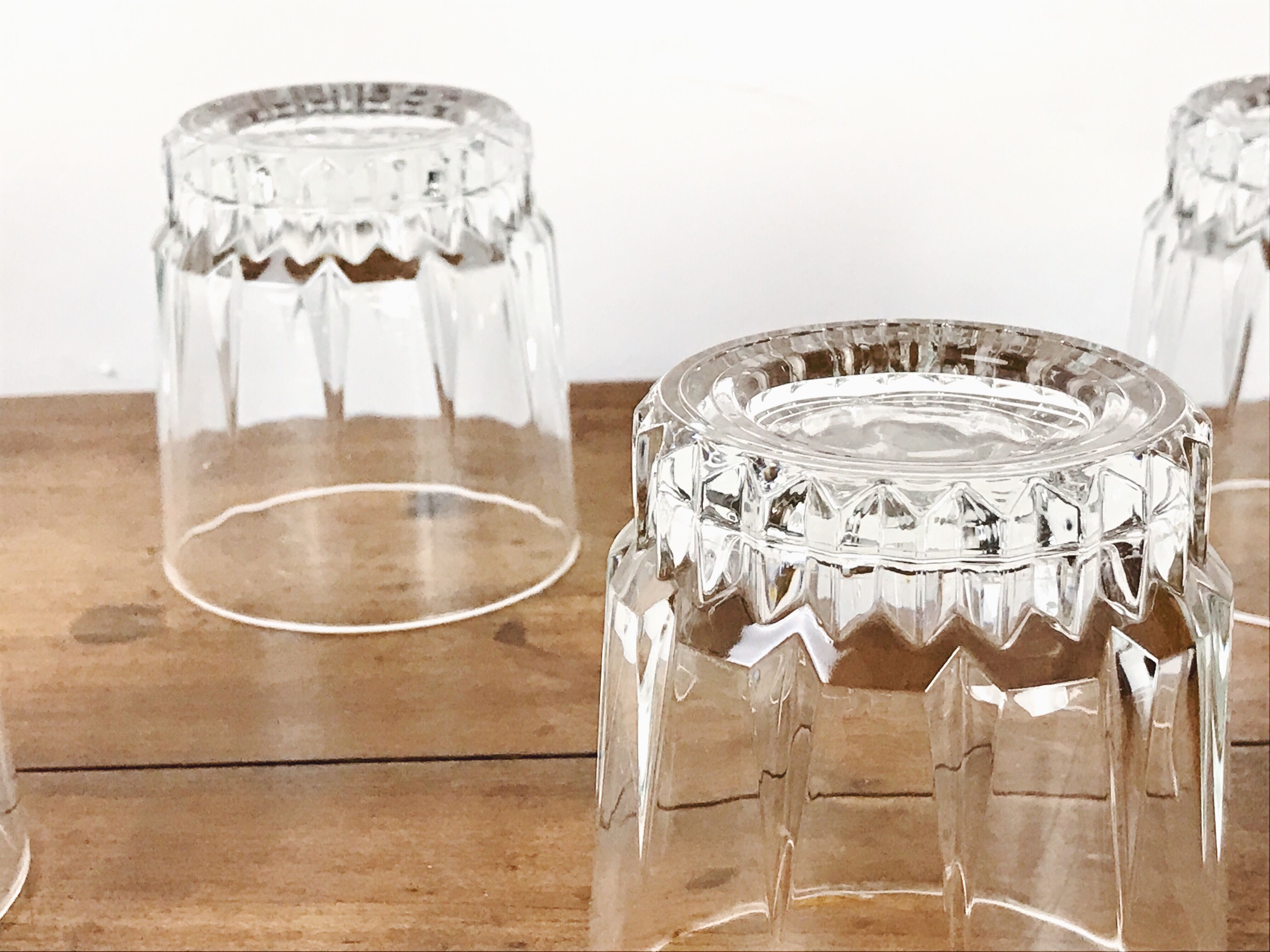 4 art deco style glasses - Arcoroc