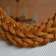 Rattan mirror from the 1960