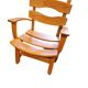 Brutalist chair in oak by Dittmann & Co for Awa Radbound, 1970