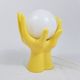 Lamp 2 hands holding a globe ceramic 70