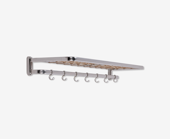 Wall coat rack hollywood regency style 1960s
