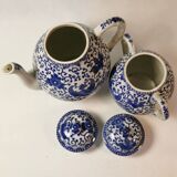 Blue White Japanese Porcelain Tea Set