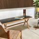 Handcrafted Mosaic coffee table by Berthold Müller, West-Germany 1950s