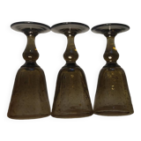 3 wine glasses
