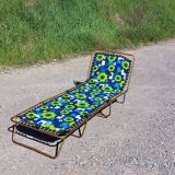 Deckchair deck vintage camp bed lafuma - 70s