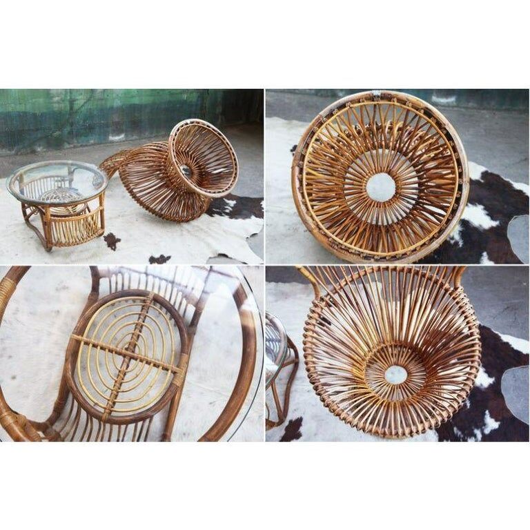 Chair and coffee table Margherita Franco Albini Bonacina