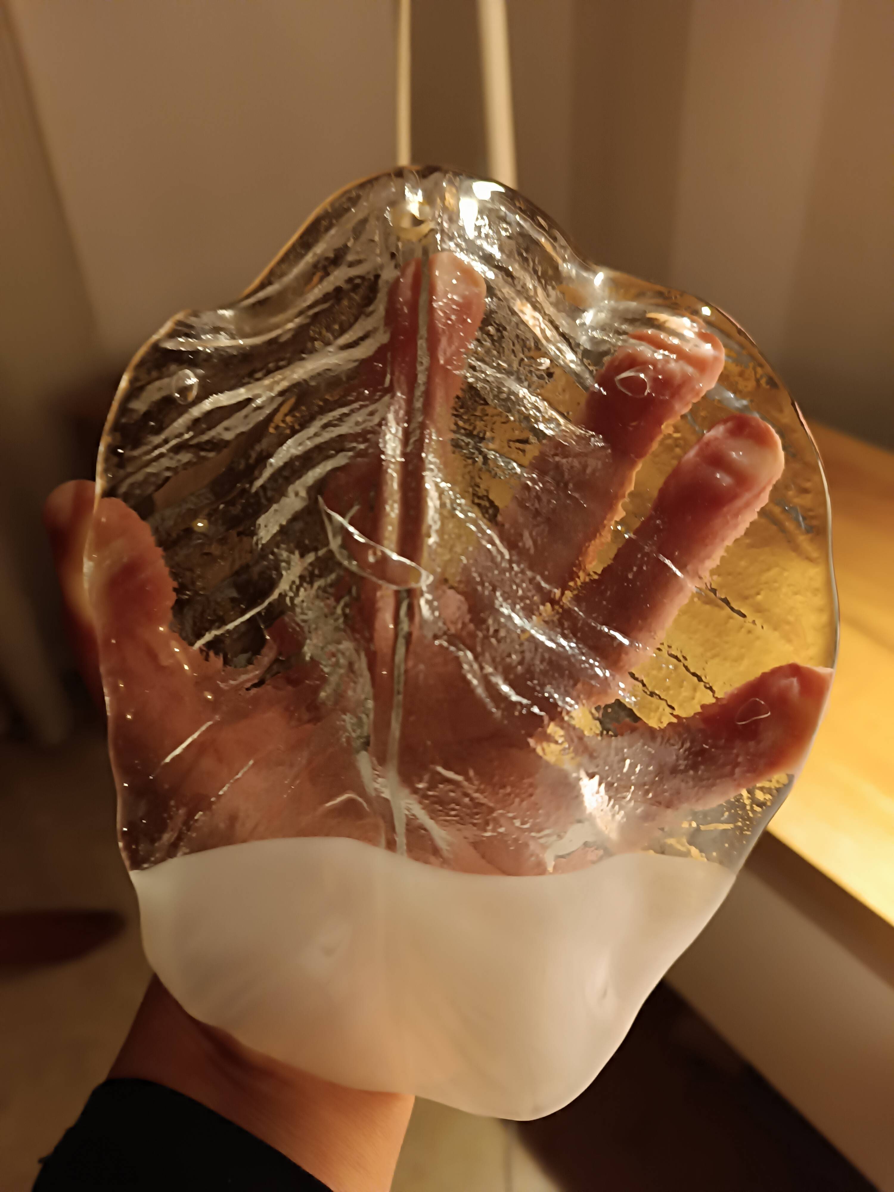 Mazzega wall light in Murano glass, Italy, 1970s.