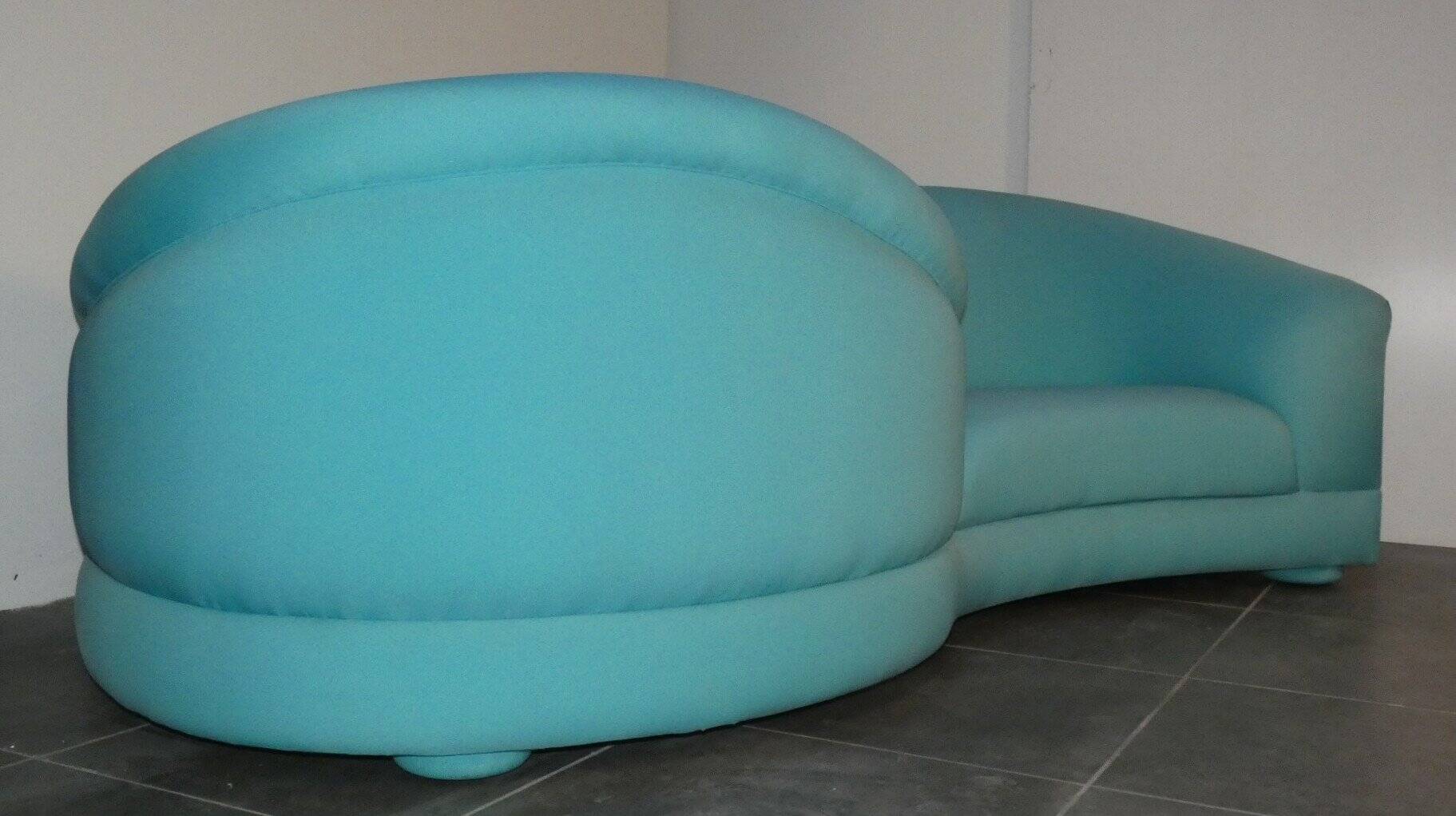 Toi et Moi sofa in jersey by Arpex International, Rome, Italy, 1970.