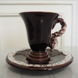 Tea set Vallauris signed Marius Giuge