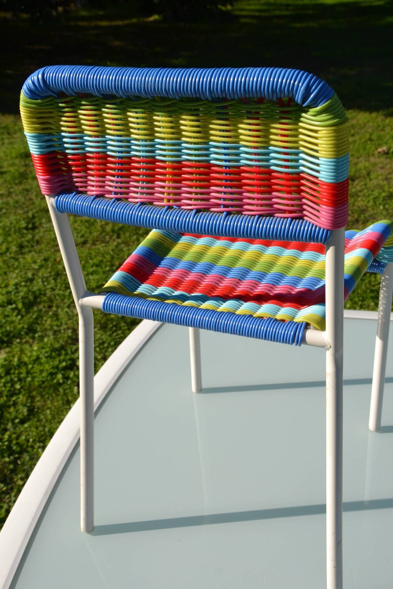 "Fargglad" child scoubidou chair Ikea 1999