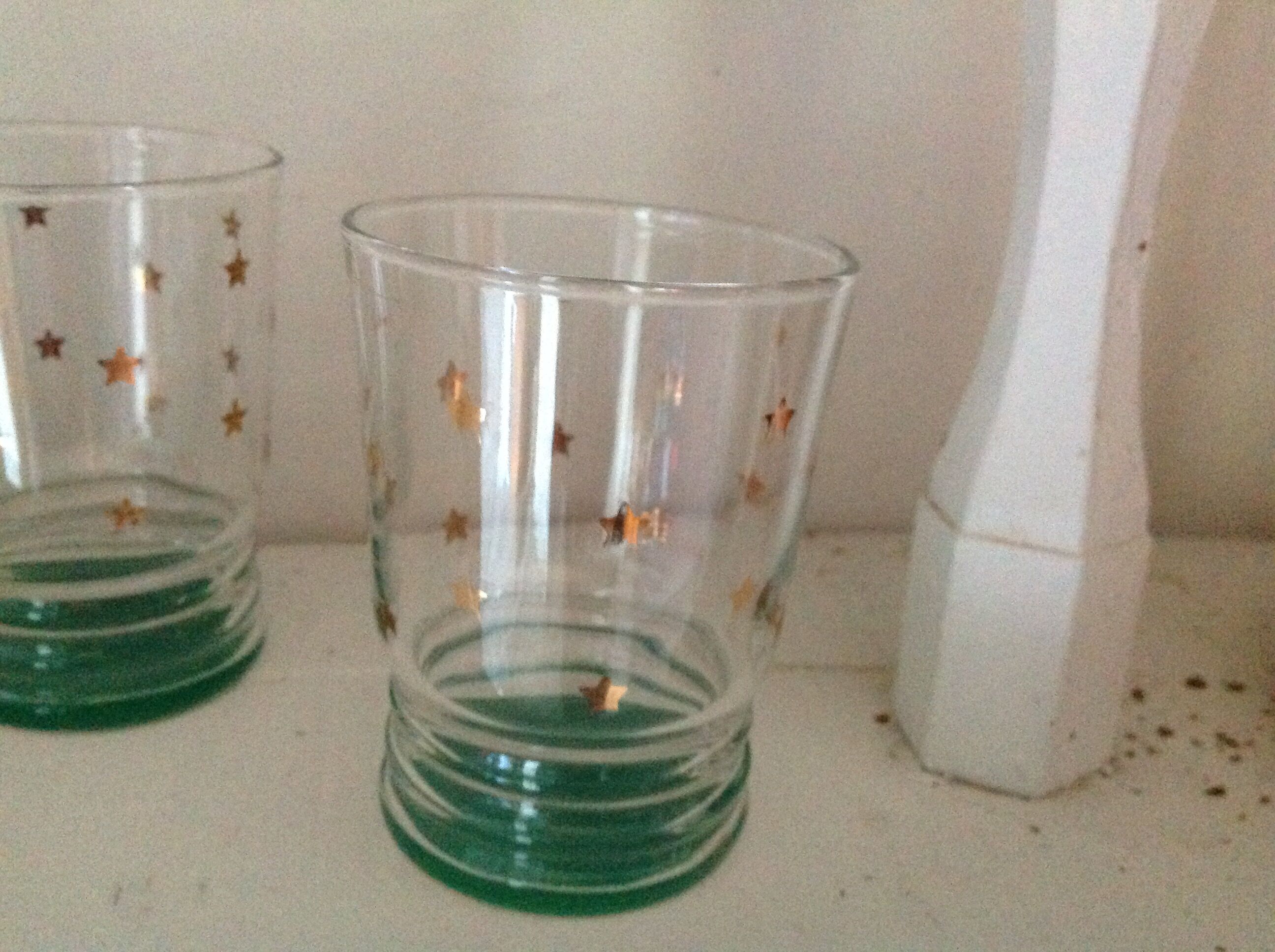 Set of 6 vintage glasses