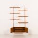 Scandinavian mid-century teak wall unit, 1970s