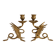 Pair of candlesticks with a winged dragon design – Napoleon III style