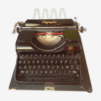 Old portable machine Olympia-Progress ,black