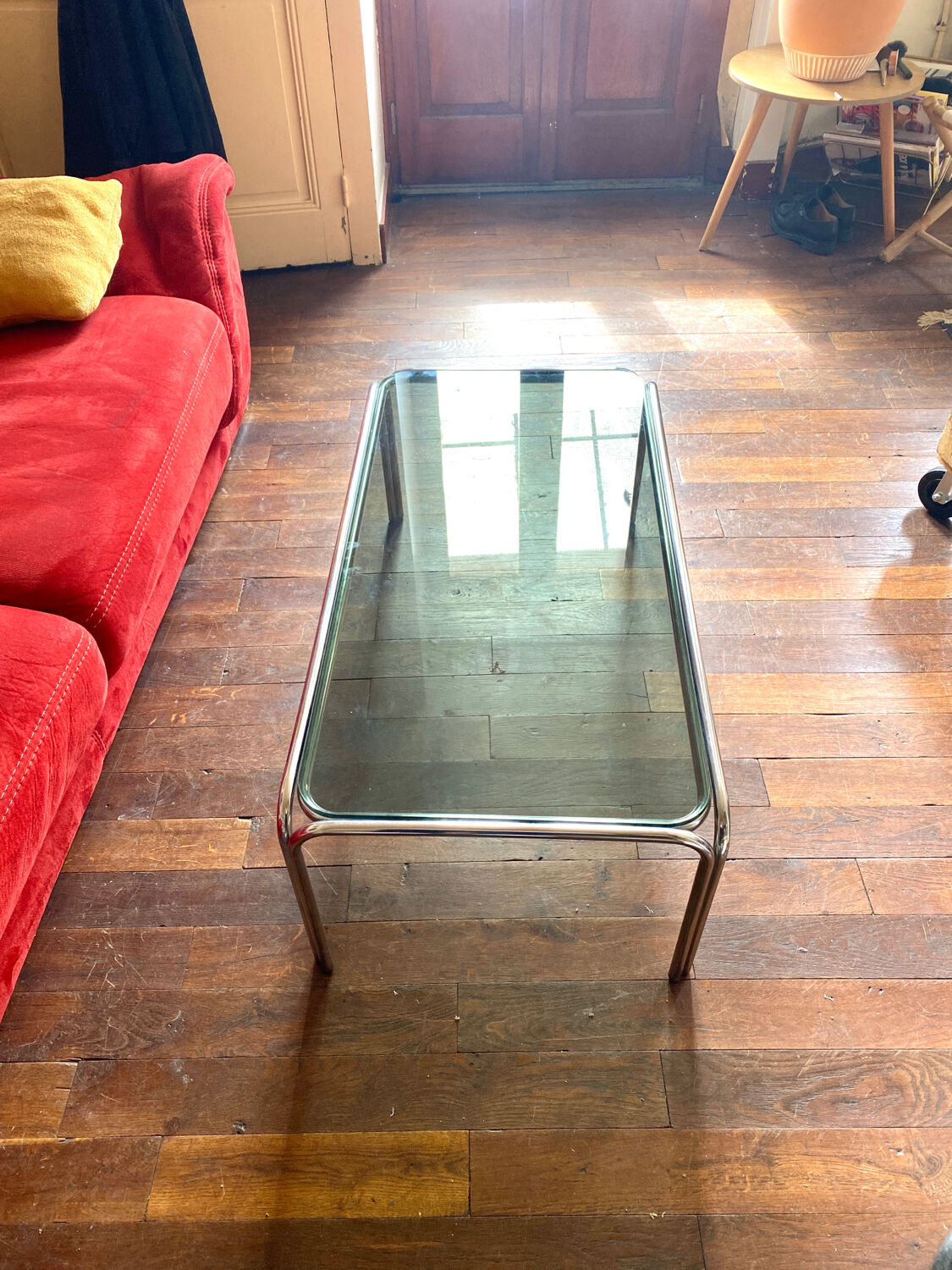 Tubular coffee table