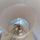 Brass and amber lamp 70s