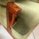 Green "Bergère" armchair