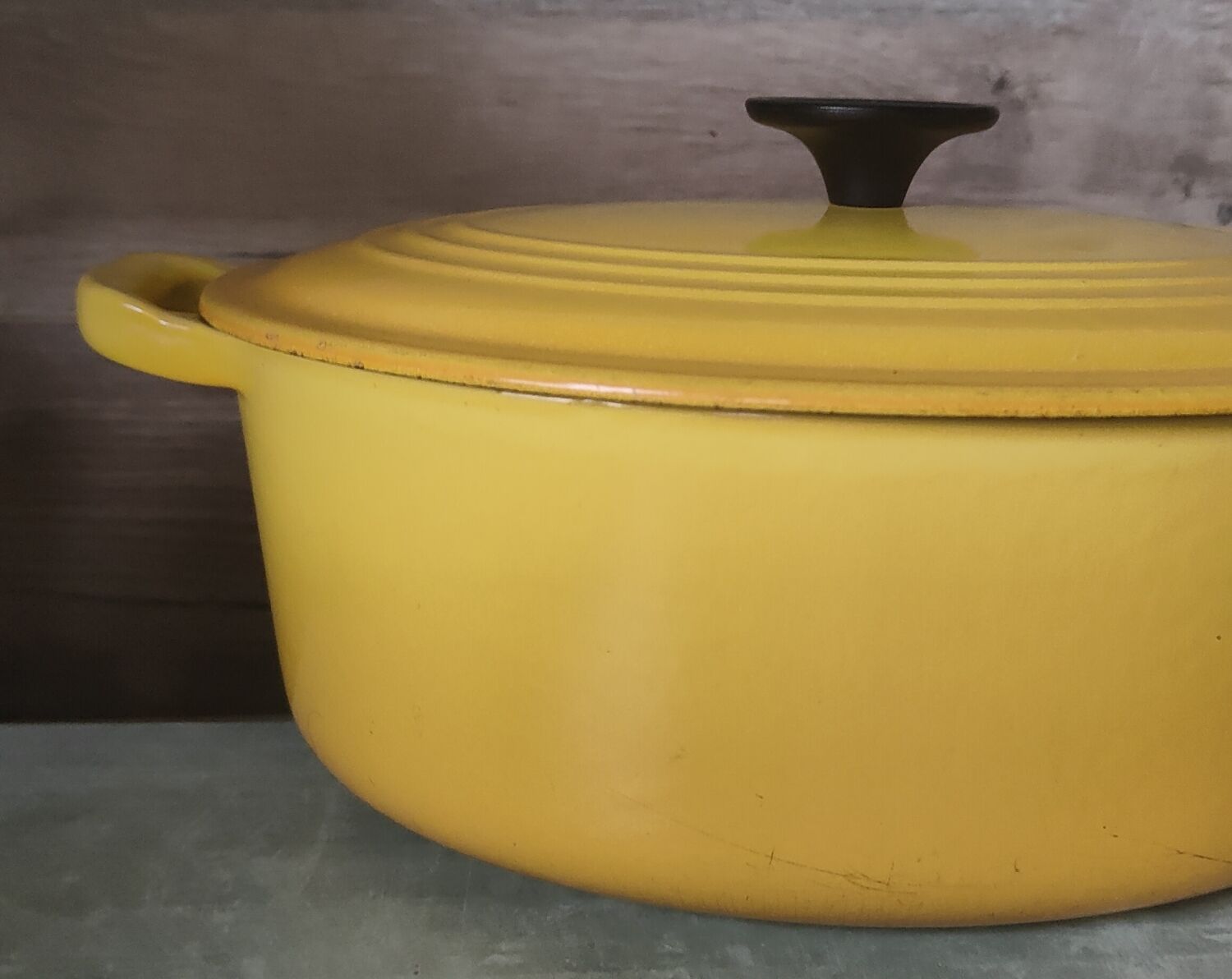 Le Creuset Yellow Oval Casserole