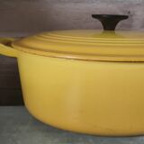 Le Creuset Yellow Oval Casserole